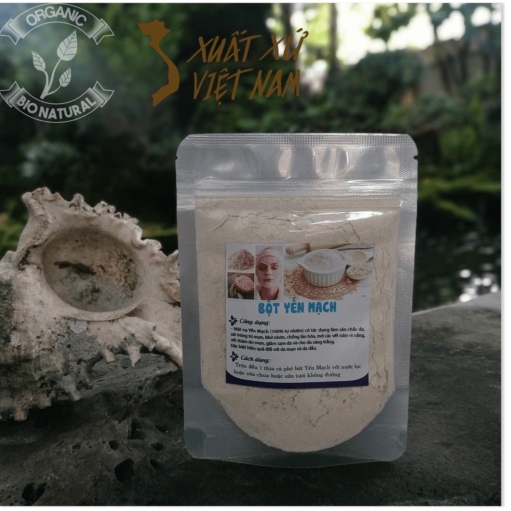 [HAMI NATURAL] Bột đắp mặt nạ Yến Mạch HANDMADE