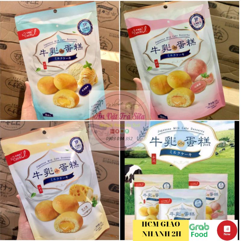 BÁNH TART TRỨNG CATCH 5 VỊ GÓI 102g - Đồ ăn vặt Snackfoodbysuri
