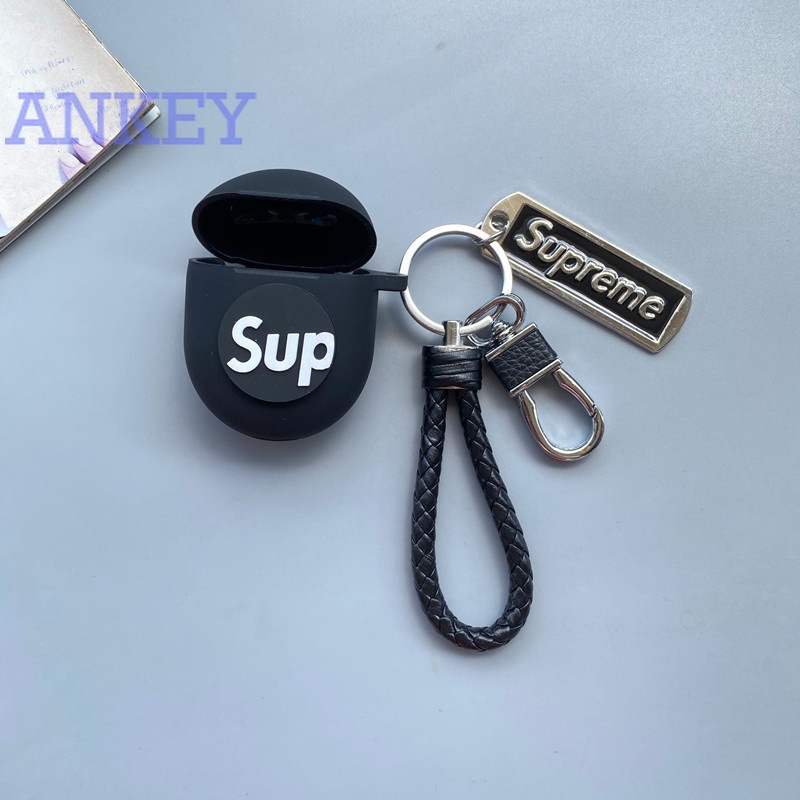 For Google Pixel Buds 2 / Buds A-Series Case Earphone Silicone Earbuds Waterproof Shockproof Cover Soft Protective Case Headphone Cover Headset Skin with Hook