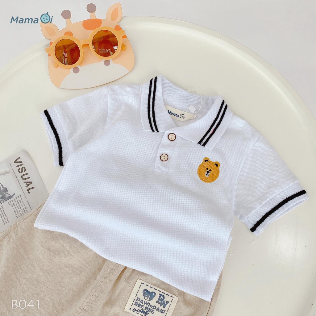 Bộ đùi Polo gấu trắng siêu đáng yêu cho bé của Mama Ơi- Thời trang cho bé