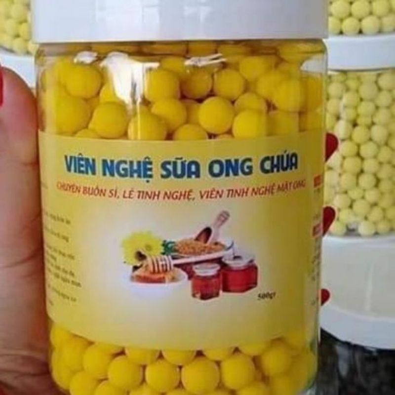 500g viên tinh bột nghệ vàng