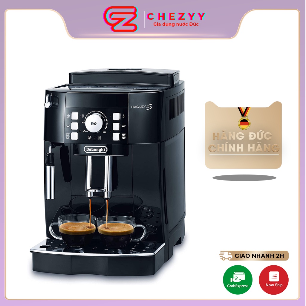 Máy pha cafe Delonghi Ecam 21116B, máy pha cà phê tự động có hệ thống đánh sữa tích hợp