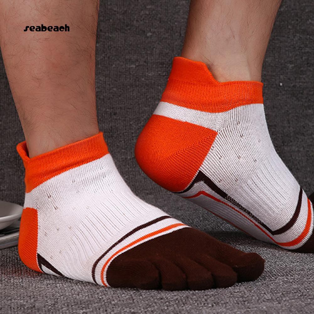 Tất thể thao cotton xỏ 5 ngón thoáng khí cho nam