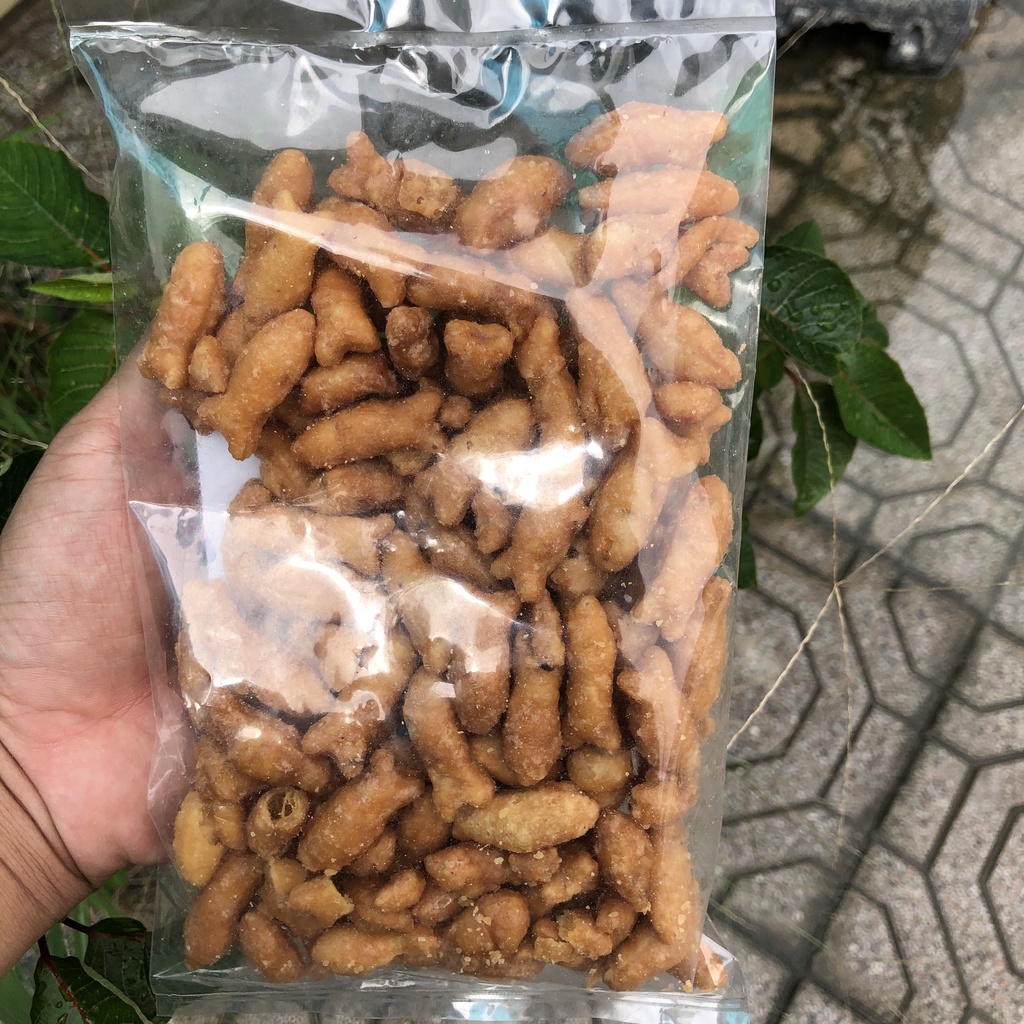 Quẩy Xoắn Quẩy Cá Chiên Giòn gói 160g (Tẩm Đường Gừng) Đồ Ăn Vặt IMINT FOOD