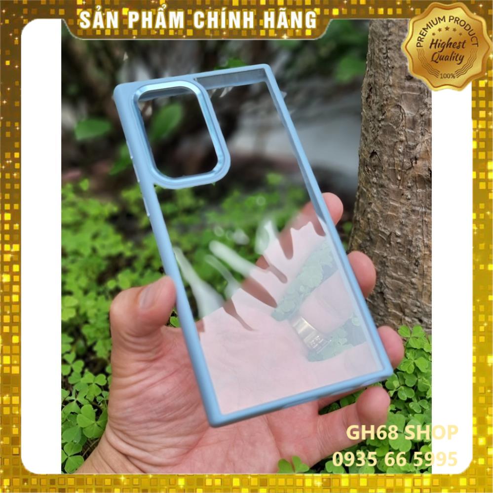 Ốp Lưng Miruyi Trong Viền Màu Bảo vệ Camera cho SamSung Galaxy s22 / s22 plus / s22 ultra - Chính Hãng Miruyi