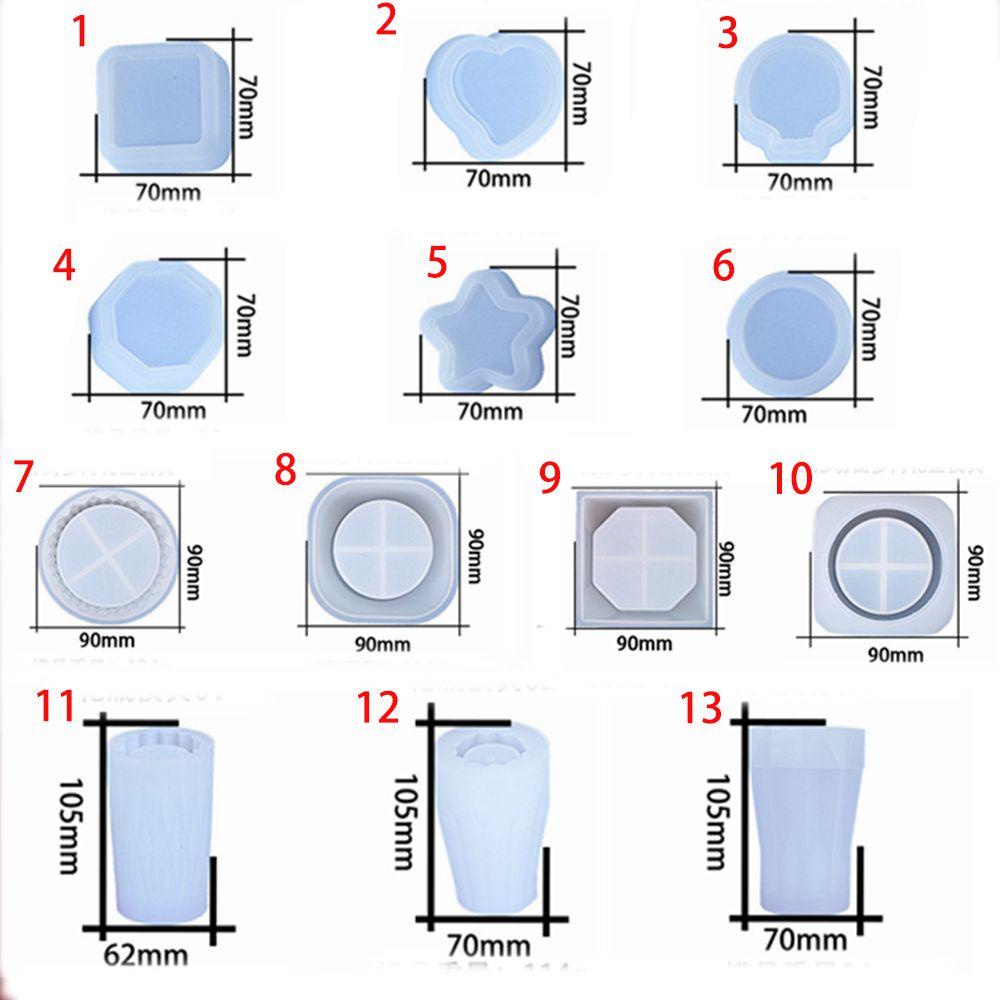 YIYU Khuôn Làm Giá Đỡ Bình Hoa / Lọ Hoa Bằng Nhựa Resin Độc Đáo Trang