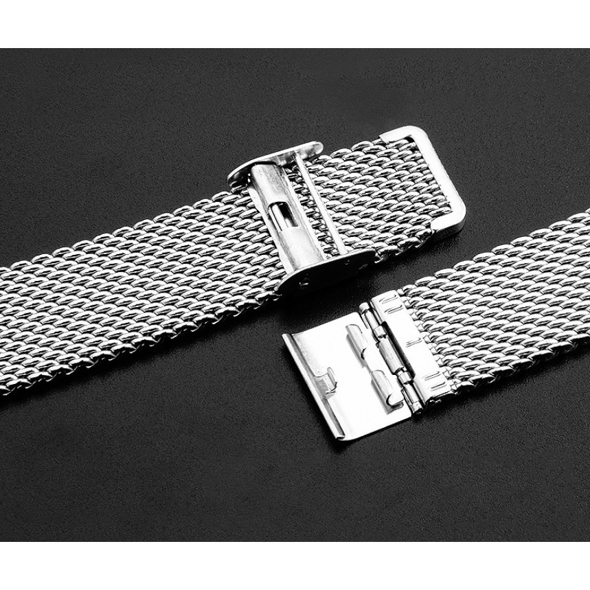Dây Đeo Đồng Hồ Milanese Bằng Thép Không Gỉ 304 Dày 1.0Mm 20mm 22mm 24mm