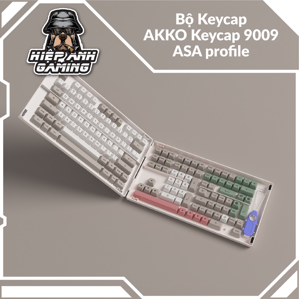 Bộ Keycap AKKO - 9009 ASA Profile dành cho bàn phím cơ