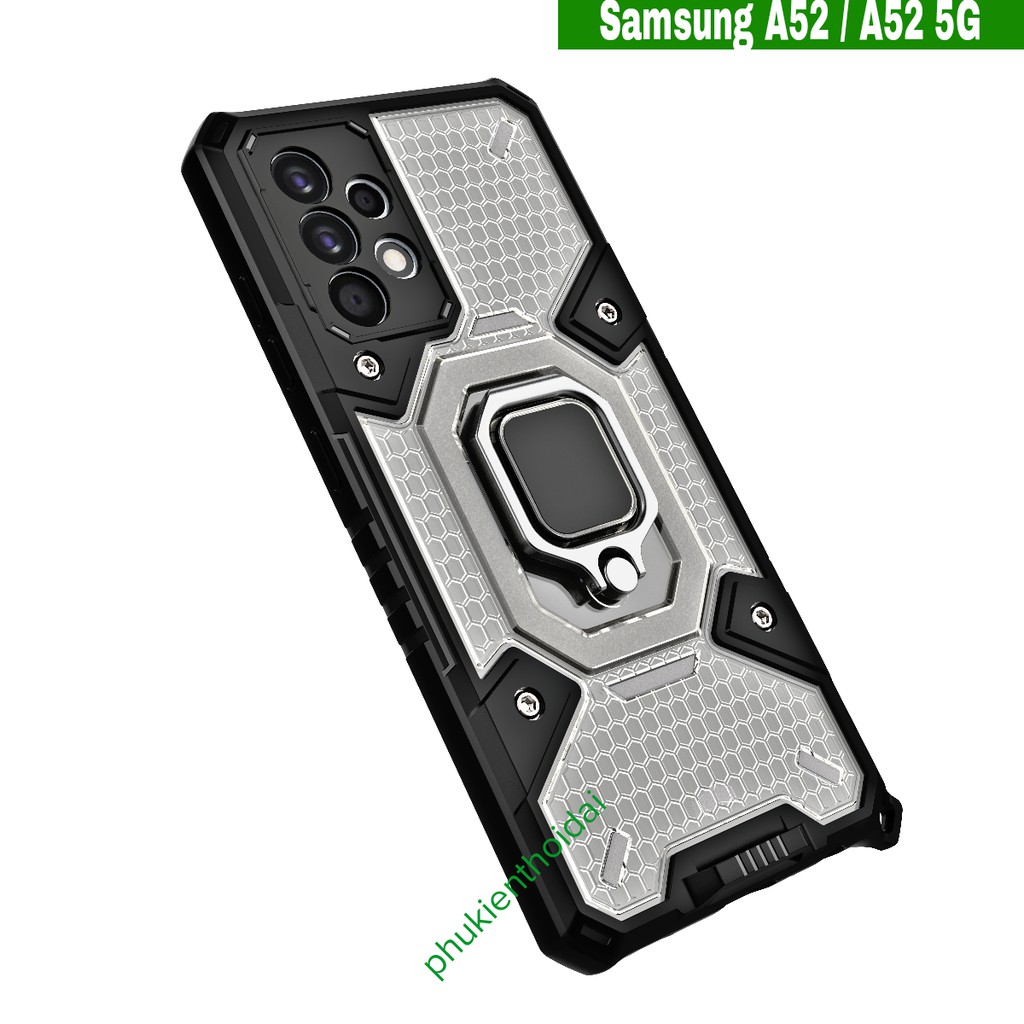 Ốp lưng Samsung A52 / A52 5G / A52s 5G dùng chung vân tổ Ong Iring không gian mới chống sốc giá đỡ