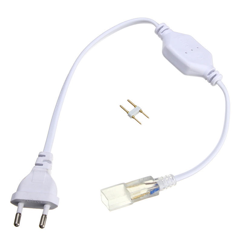 Đầu nối nguồn LED dây 220V Neon 360 độ, LED Neon 8x16mm, 5730, 5050, 2835