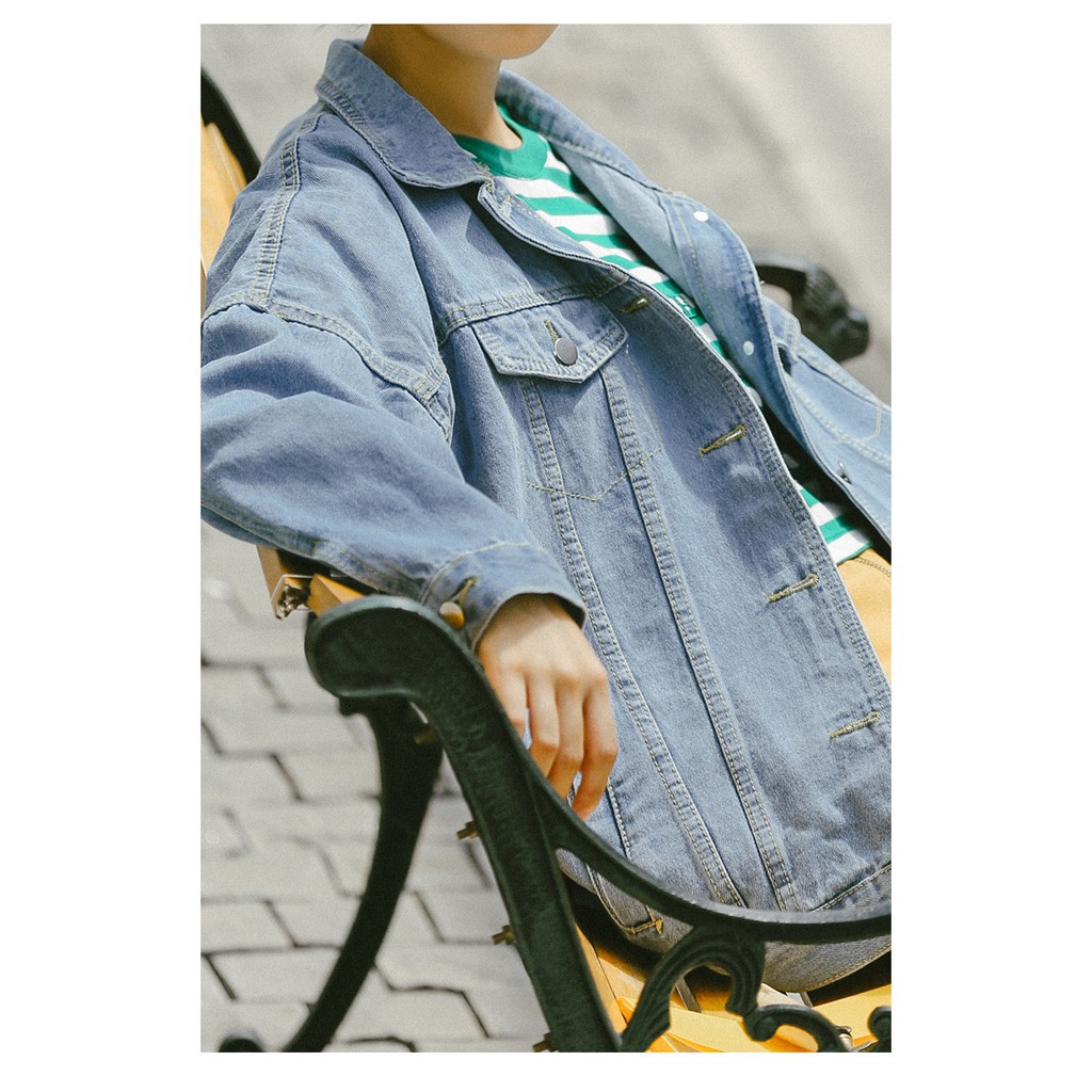 [ORDER] ÁO KHOÁC JACKET DENIM BOMBER DÁNG BASIC ULZZANG