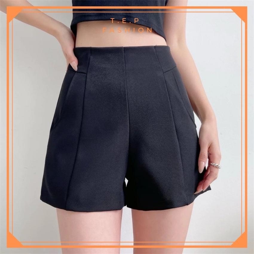Quần Short Cạp Cao Khoá Sau Tôn Dáng Tep Fashion - QS112 | BigBuy360 - bigbuy360.vn