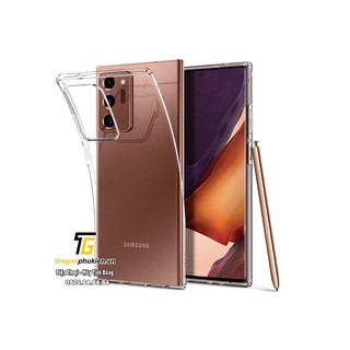 Ốp lưng silicon dẻo trong suốt Samsung Galaxy Note 20 Ultra, Galaxy Note 20