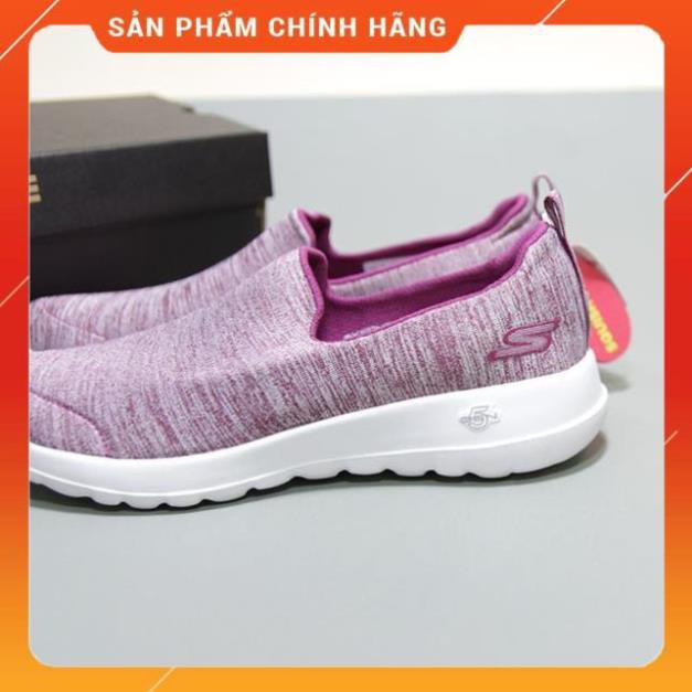 Giày Skechers slip-on thấp cổ vải tím STVT01 -ah22