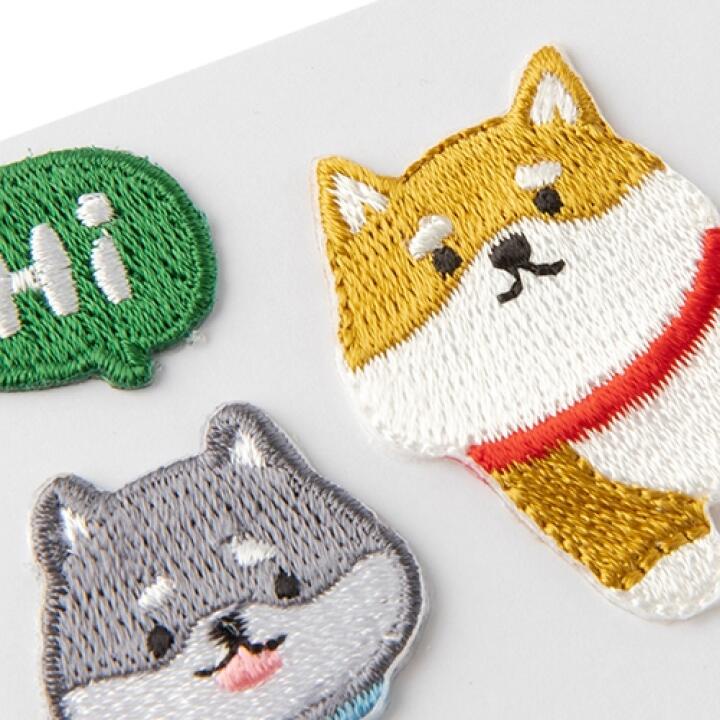 Set Miếng Dán Deco Sticker ARTBOX Hàn Quốc Hình Cặp Đôi Cún Shiba