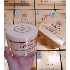 Kem Dưỡng Trắng Da Body LIVY VÀNG