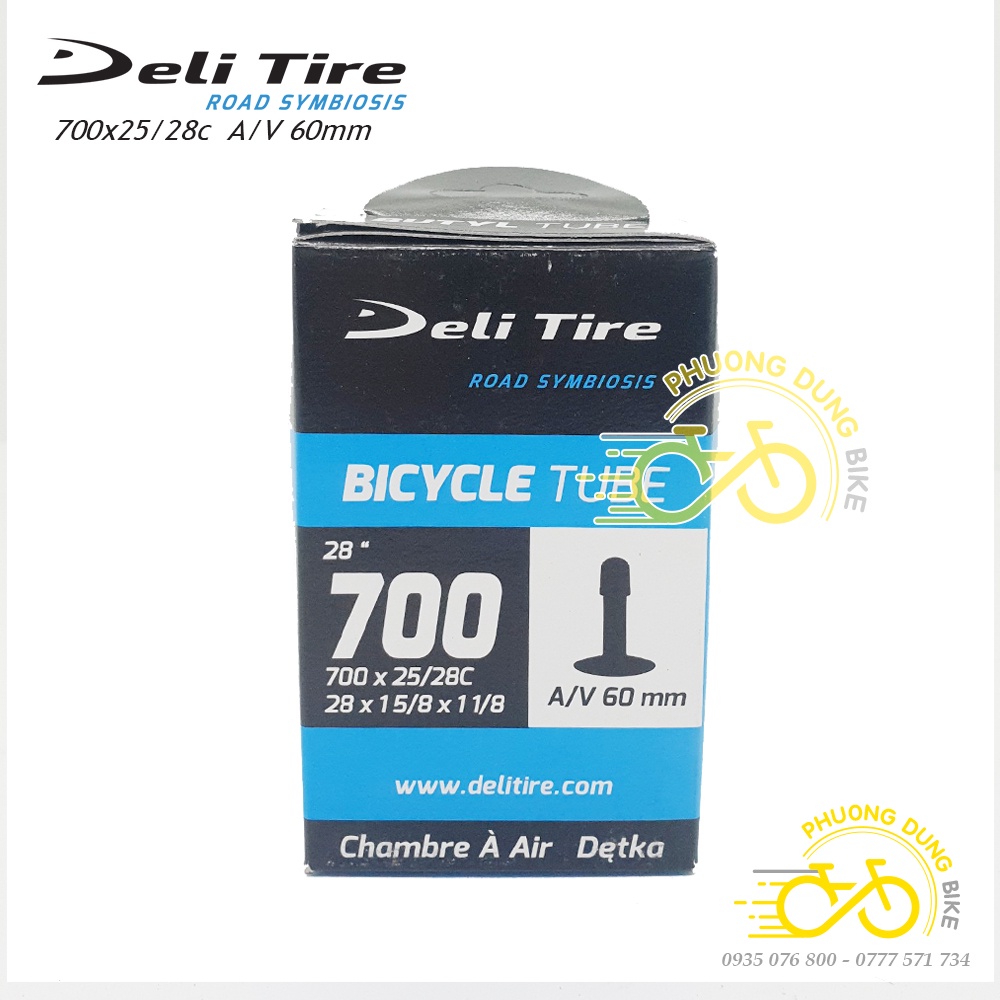 Ruột  xe đạp Deli Tire 700x25-28C