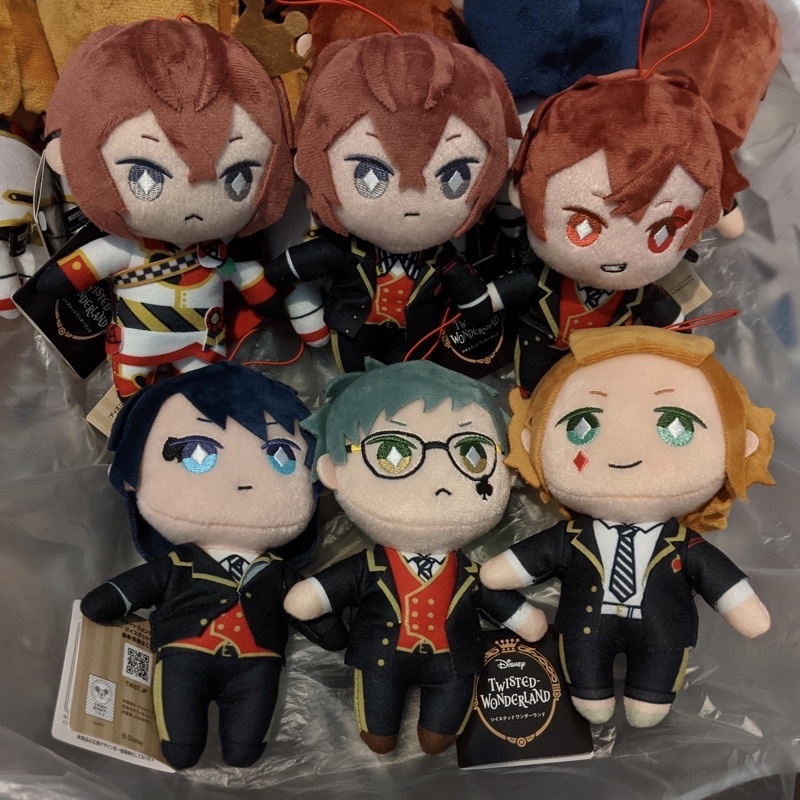 Tổng hợp gấu bông Twisted Wonderland Extra Nuigurumi plush strap Disney College uniform chính hãng Nhật Bản