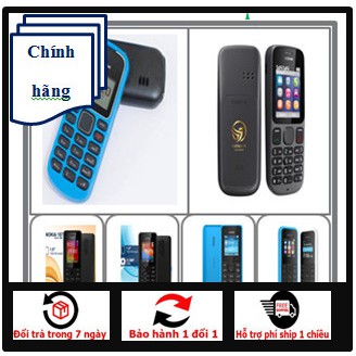 Điện thoại NOKIA nghe gọi 105, 106,107,108, 1202,1280...chính hãng main zin, màn zin [BẢO HÀNH 12T]