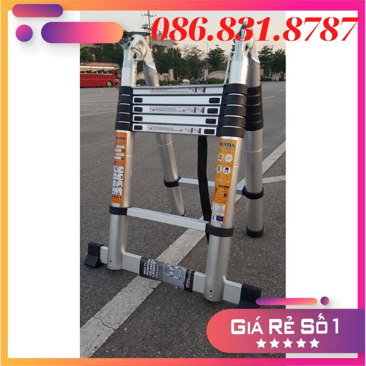 Thang nhôm rút gọn Ninda ND-38AI