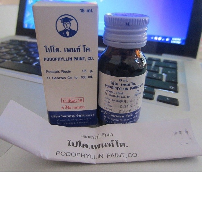 Podophylin - Đánh Bay Sùi Mào Gà Mụn Cơm Mụn Cóc Không Tái Phát