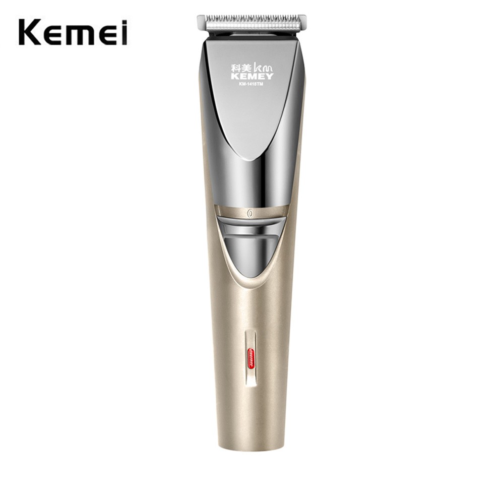 Tông đơ cắt tóc KEMEI độ ồn thấp có thể sạc lại chạy bằng điện thiết kế chuyên nghiệp