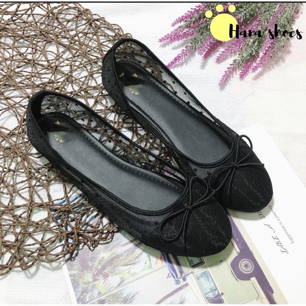 Giày bệt búp bê nữ mùa hè thoáng khi chấm bi xinh xắn B4 | BigBuy360 - bigbuy360.vn