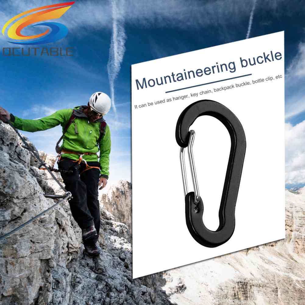 Set 6 Móc Khóa Leo Núi Đa Năng Bằng Hợp Kim Nhôm