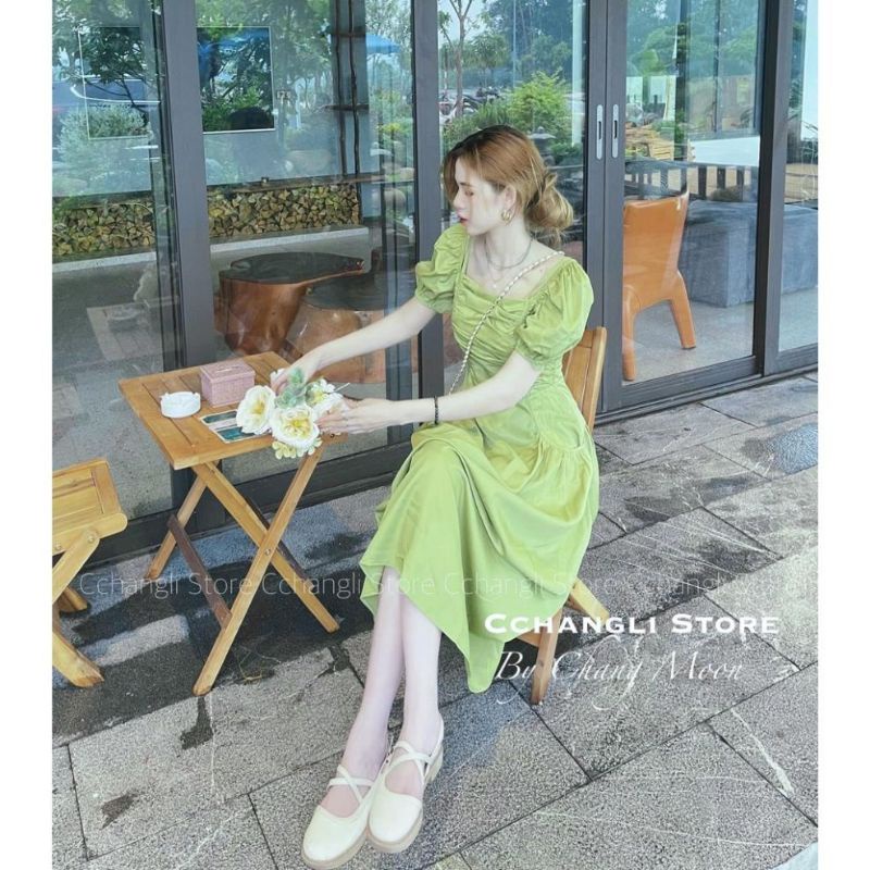 ĐẦM NỮ NHÚN TRƯỚC NGỰC MẶC 2 KIỂU