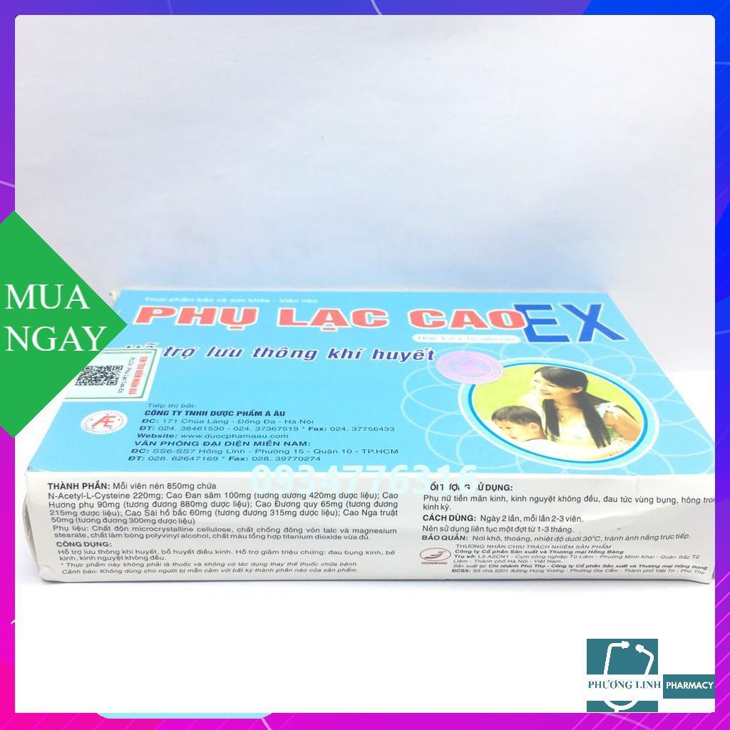 PHỤ LẠC CAO EX hộp 3 vỉ x10 viên