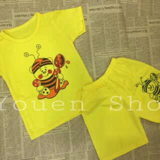 Combo 5 bộ đồ thun cotton 4chiều cho bé