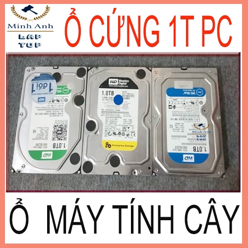 Ổ Cứng HDD 3.5inch 1TB cho PC,camera - Hãng Western , Seagate