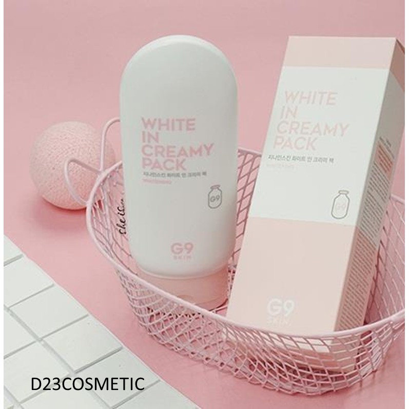 [Best Seller] Mặt Nạ Ủ Dưỡng Trắng G9Skin White In Creamy Pack 200ml