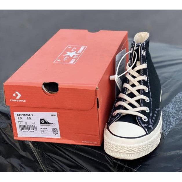 Tết Giày Convers 1970s Đen high BẢN ĐẸP [ Full box - full sz 36-43 ] Có Sẵn ⚡ CHẤT sịn : : ) ᴬ