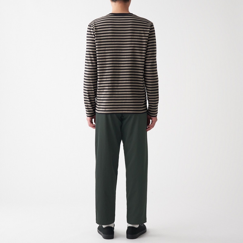 Muji Quần Chino Tapered Co Giãn Chống Bám Nước