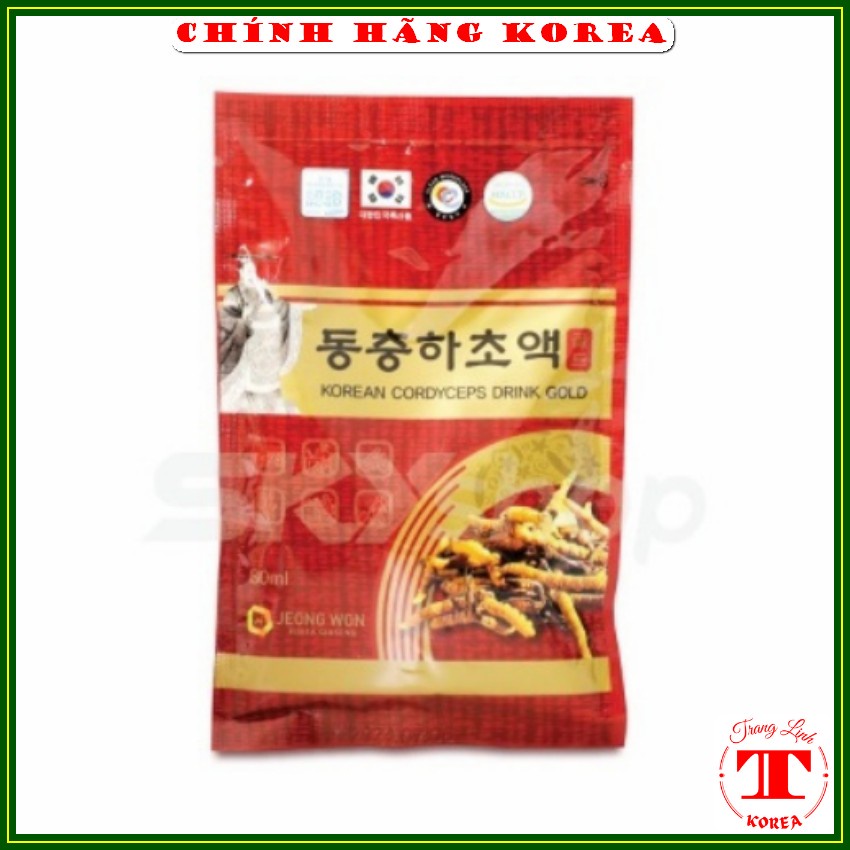 Nước đông trùng hạ thảo hàn quốc, xách 20 gói - Đông trùng hạ thảo Jeong Won tăng đề kháng, mát gan, bổ phổi - tranglinh