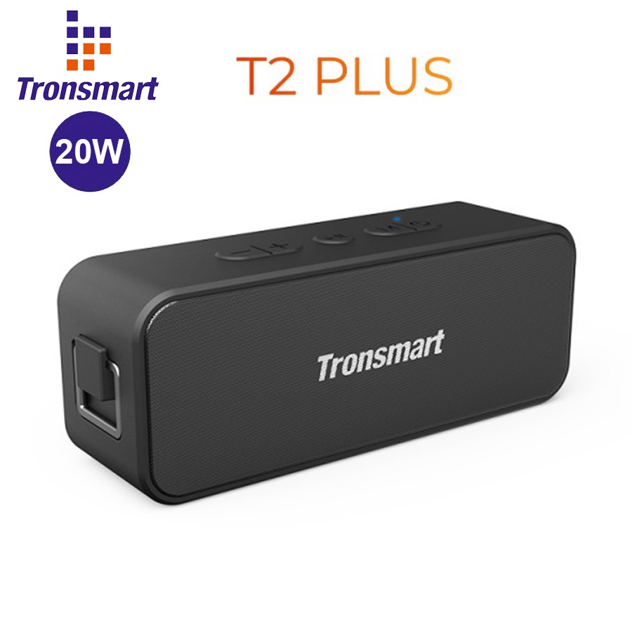 Tronsmart Element T2 Plus Loa Bluetooth 5.0 ngoài trời chống thấm nước IPX7 20W chơi nhạc lên tới 24 giờ