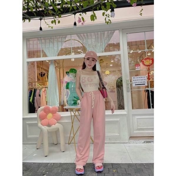 Set Áo Dây 86 Quần Suông