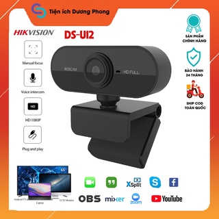 Webcam máy tính có Mic HIKVISION DS-U12 Full HD siêu nét tự điều chỉnh ánh sáng tự nhận driver - BH Chính hãng 24 thumbnail