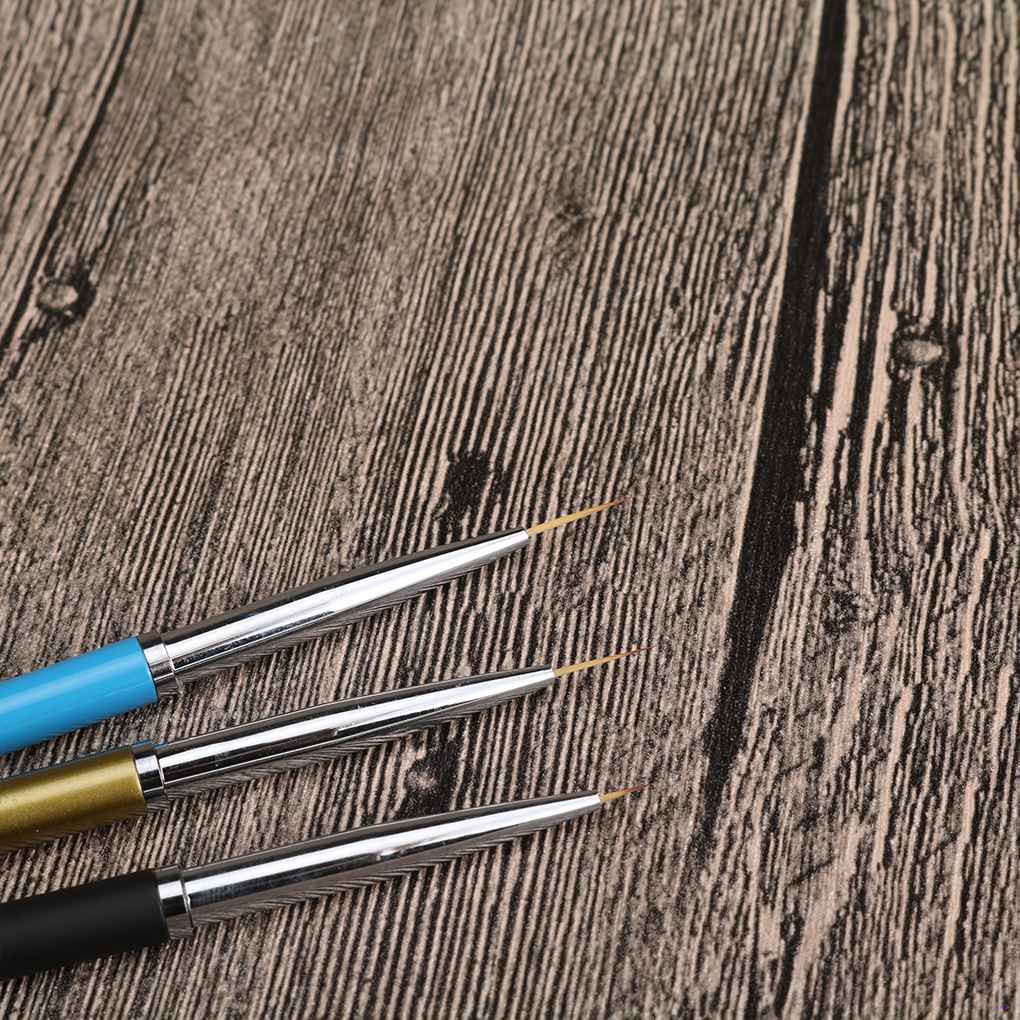 (Hàng Mới Về) Set 3 Cọ Vẽ Trang Trí Móng Tay Nghệ Thuật