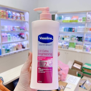 Mẫu mới) Dưỡng thể Vaseline Healthy Lightening 10X chống UV Thái Lan 400ml