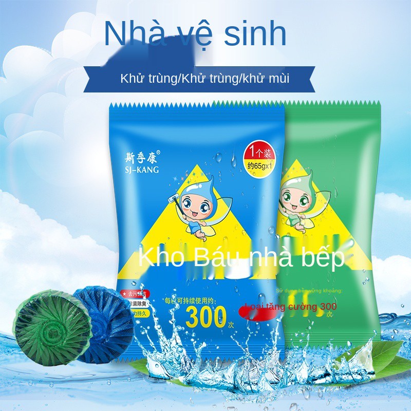 [bong bóng xanh để lâu trong 30 ngày] loại bỏ bồn cầu Nhà vệ sinh sạch mùi Procter & Gamble toilet Spirit Nước rửa