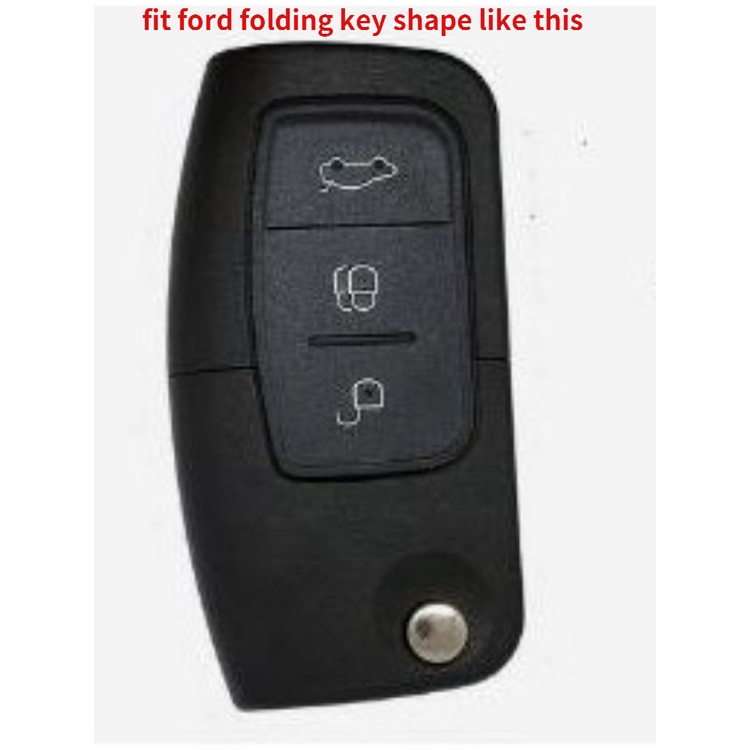 Vỏ Bọc Chìa Khóa Xe Hơi Ford Fiesta Focus 2 Ecosport Kuga Escape Falcon B-Max C-Max Eco Galaxy