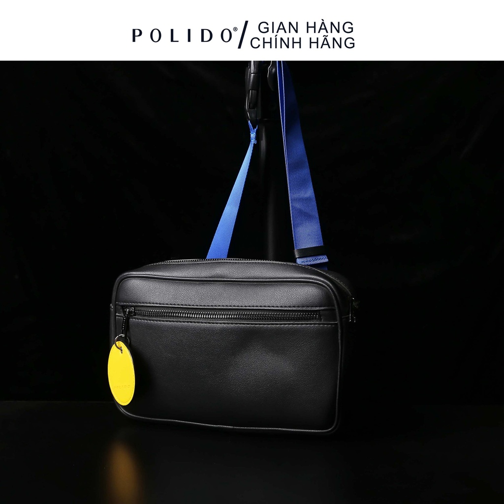 Túi Da Nam POLIDO Mixed Colour Bag Hàng Chuẩn Từng Mảnh Da, Đường May. Phong Cách Trẻ Trung Thời Thượng