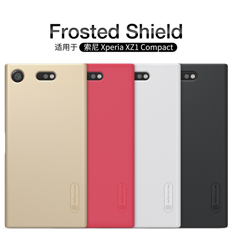 Ốp lưng Nillkin sần ( Super Prosted Shield ) dành cho điện thoại Sony XZ1 Compact - hàng chính hãng