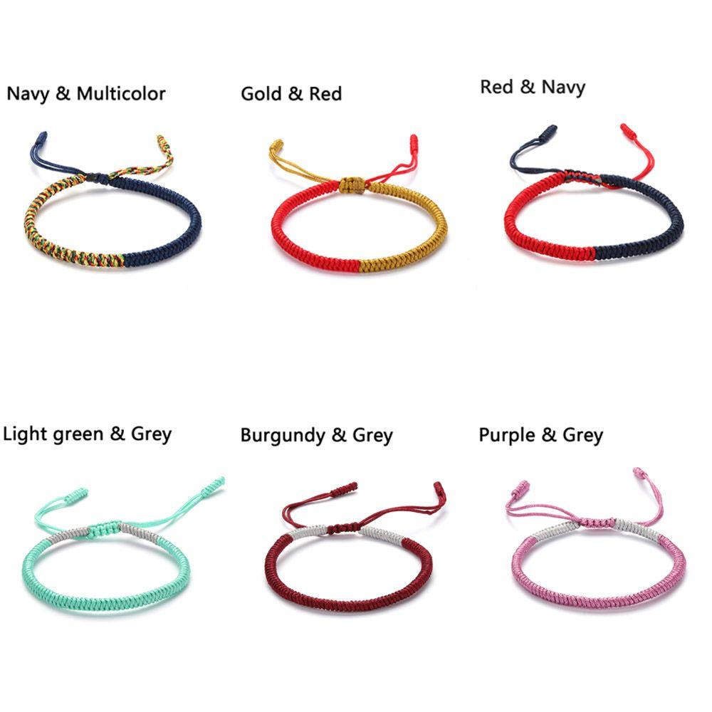 Vòng Đeo Tay May Mắn Bằng Dây Thừng Có Thể Điều Chỉnh Được