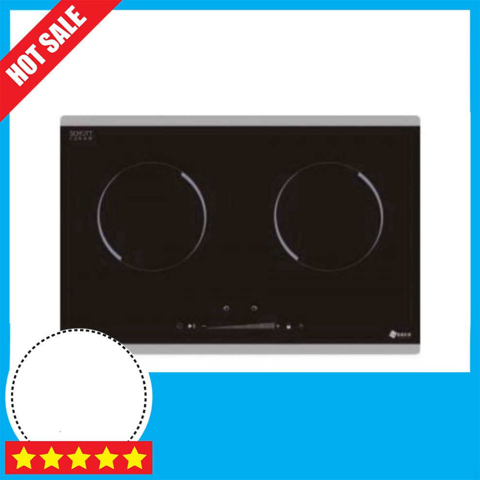 Bếp từ đôi Arber AB-EI600, Kích thước 60cm, Mặt kính Schott Ceran