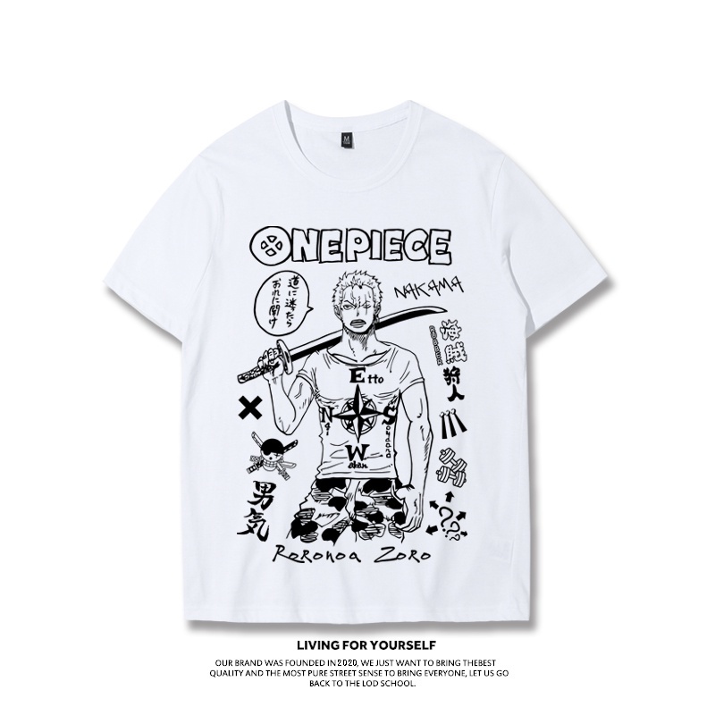 BST áo Thun One Piece Luffy T-shirt Zoro Law anime manga mẫu HOT độc đẹp giá rẻ
