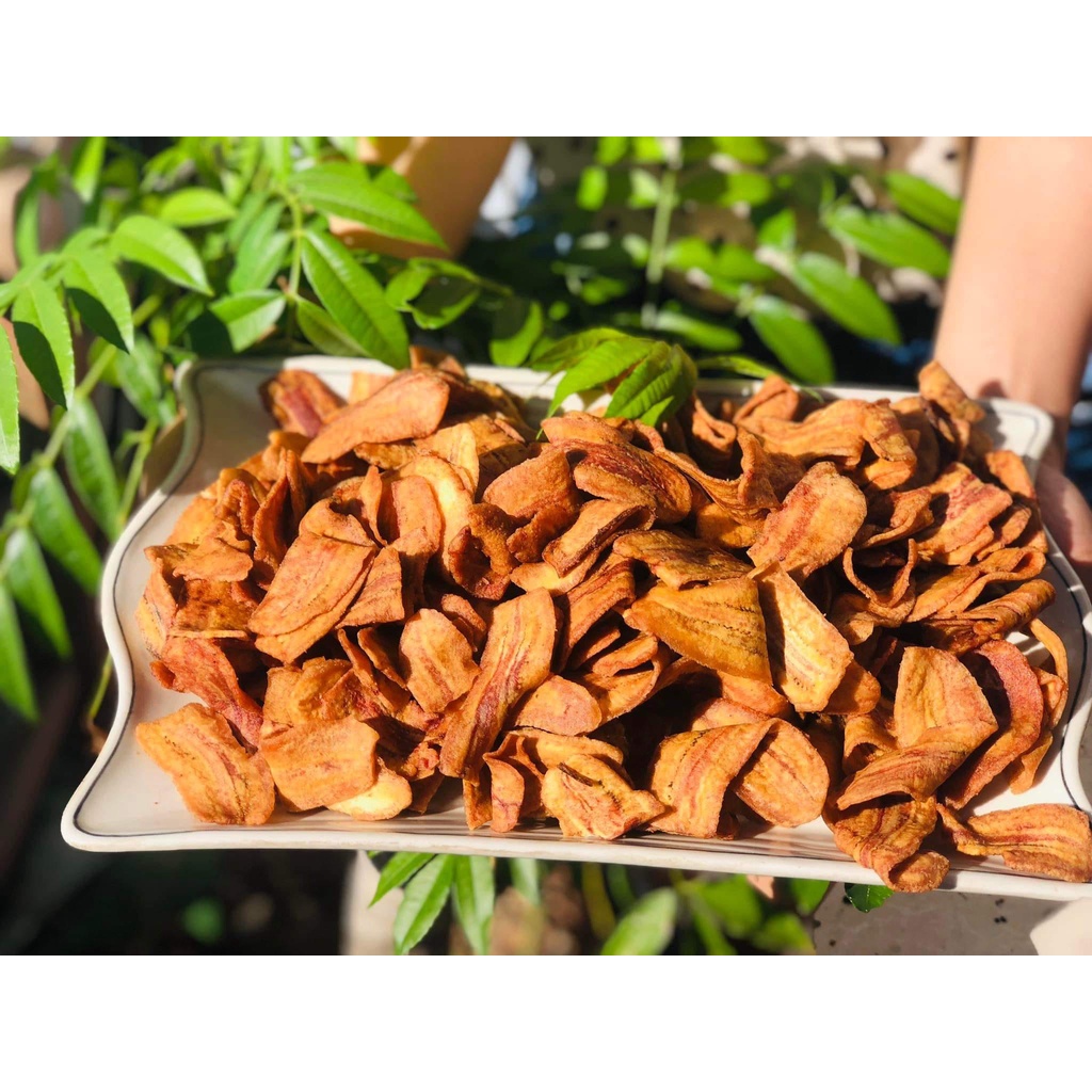 Chuối Sấy Giòn 100% KHÔNG ĐƯỜNG, SẤY MỘC TỰ NHIÊN - Dành Cho Người Ăn Kiêng