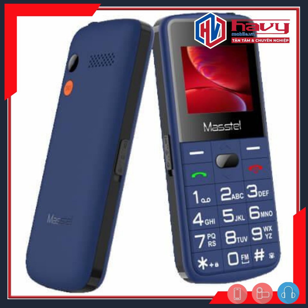 điện thoại Masstel fami11 DÀNH CHO NGƯỜI GIÀ loa to,chữ to,pin khỏe - hàng mới bảo hành 12 tháng